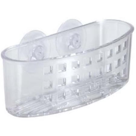 Gsi Homestyles 38900 Suction Sponge & Scrub Center; Clear HO697792